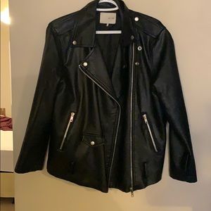 Vegan leather jacket